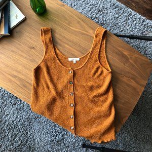 Madewell Kingston Button Front Sweater Tank